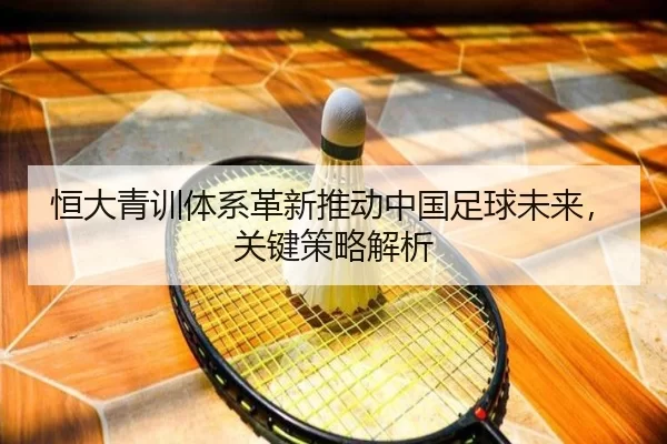 恒大青训体系革新推动中国足球未来，关键策略解析